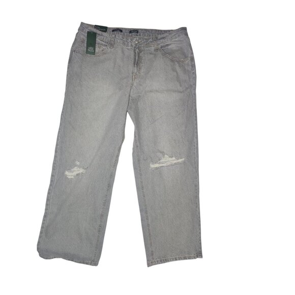 wild fable Denim - Wild Fable Gray Mid Rise 90s Relaxed Straight EasyRigid Jeans 16 NWT